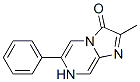 2-methyl-6-phenyl-3,7-dihydroimidazo(1,2-a)pyrazin-3-one Struktur