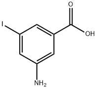 3-AMINO-5-IODOROBENZOIC ACID Struktur