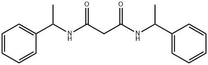 N,N''-BIS-(1-PHENYL-ETHYL)-MALONAMIDE Struktur