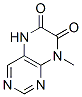 7(8H)-Pteridinone,6-hydroxy-8-methyl-(6CI) Struktur