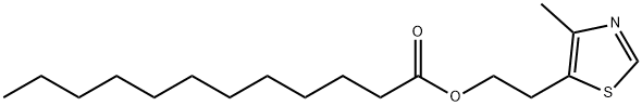 4-Methyl-5-thiazolylethanyl octanoate Struktur