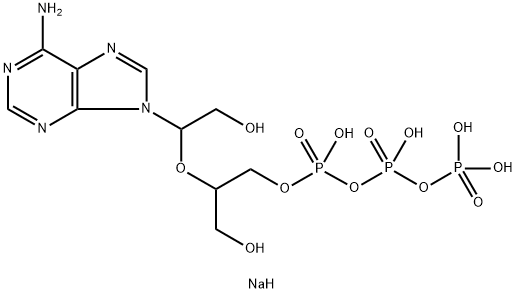 ADENOSINE 5'-TRIPHOSPHATE PERIODATEOXIDI ZED BOROHY Struktur