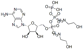 adenosine 5'-triphosphate di(monoethanolammonium) salt Struktur