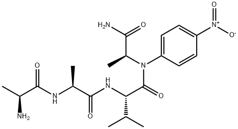 ALA-ALA-VAL-ALA P-NITRO-ANILIDE Struktur