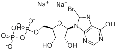 8-BROMOINOSINE 5'-DIPHOSPHATE SODIUM SALT Struktur