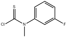 N-METHYL-N-(3-FLUOROPHENYL)-THIOCARBAMOYL CHLORIDE Struktur