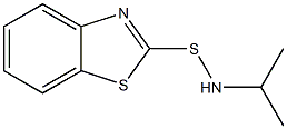 N-isopropylbenzothiazol-2-sulphenamide Struktur