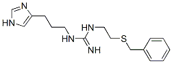 N-[3-(1H-Imidazol-4-yl)propyl]-N'-[2-[(phenylmethyl)thio]ethyl]guanidine Struktur