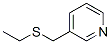 3-(ethylsulfanylmethyl)pyridine Struktur