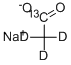 SODIUM ACETATE-1-13C-2-D3 Struktur