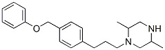 2,5-dimethyl-1-[3-[4-(phenoxymethyl)phenyl]propyl]piperazine Struktur