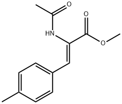 (Z)-METHYL 2-ACETAMIDO-3-P-TOLYLACRYLATE Struktur