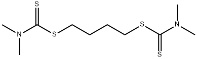 1,4-butanediyl bis(dimethyldithiocarbamate) Struktur