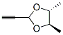 1,3-Dioxolane, 2-ethynyl-4,5-dimethyl-, [4R-(2alpha,4alpha,5beta)]- (9CI) Struktur