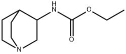 3-Quinuclidinecarbamic acid, ethyl ester Struktur