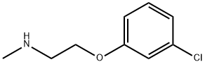 N-[2-(3-CHLOROPHENOXY)ETHYL]-N-METHYLAMINE Struktur