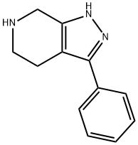 3-phenyl-4,5,6,7-tetrahydro-1H-pyrazolo[3,4-c]pyridine Struktur