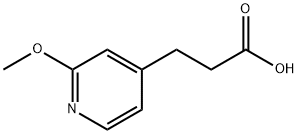 4-Pyridinepropanoic acid, 2-methoxy- Struktur