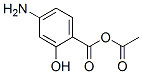 acetyl 4-aminosalicylic acid Struktur