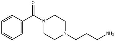 3-(4-Benzoylpiperazinyl)propanamine Struktur