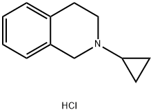 2-cyclopropyl-3,4-dihydro-1H-isoquinoline chloride Struktur