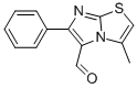 3-METHYL-6-PHENYLIMIDAZO[2,1-B]THIAZOLE-5-CARBOXALDEHYDE Struktur