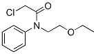 2-chloro-N-(2-ethoxyethyl)-N-phenyl-acetamide Struktur