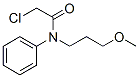 2-chloro-N-(3-methoxypropyl)-N-phenyl-acetamide Struktur