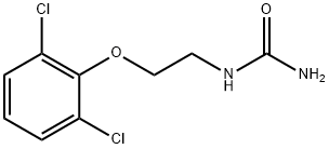 (2-(2,6-Dichlorophenoxy)ethyl)urea Struktur