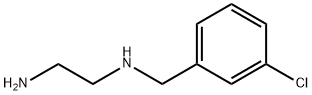 N-m-Chlorobenzylethylenediamine Struktur