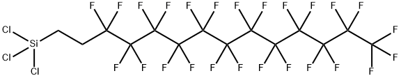 1H,1H,2H,2H-PERFLUOROTETRADECYLTRICHLOROSILANE Struktur