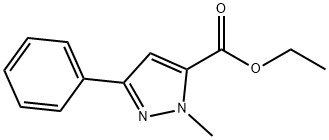 ETHYL 1-METHYL-3-PHENYL-1H-PYRAZOLE-5-CARBOXYLATE Structure