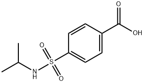 4-[(ISOPROPYLAMINO)SULFONYL]BENZOIC ACID Struktur