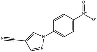 1-(4-nitrophenyl)-1H-pyrazole-4-carbonitrile Struktur