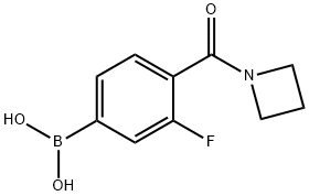 [4-(1-Azetidinylcarbonyl)phenyl]-boronic acid Struktur