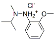 1-(2-methoxyphenyl)propan-2-yl-methylamino-azanium chloride Struktur