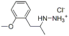 [1-(2-methoxyphenyl)propan-2-ylamino]azanium chloride Struktur