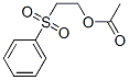 Acetic acid 2-(phenylsulfonyl)ethyl ester Struktur