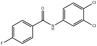 N-(3,4-dichlorophenyl)-4-fluorobenzamide Struktur