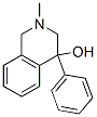 1,2,3,4-Tetrahydro-2-methyl-4-phenylisoquinolin-4-ol Struktur