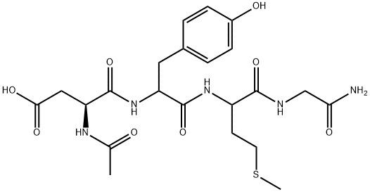 N-ACETYL-CHOLECYSTOKININ FRAGMENT 26-29 AMIDE NON-S Struktur