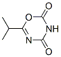 2H-1,3,5-Oxadiazine-2,4(3H)-dione,  6-(1-methylethyl)- Struktur