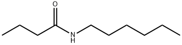 N-Hexylbutyramide Struktur