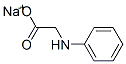 sodium N-phenylglycinate  Struktur