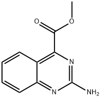 4-Quinazolinecarboxylicacid,2-amino-,methylester(6CI) Struktur