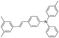 4-(3,5-Dimethylstyryl)-N-phenyl-N-(4-methylphenyl)aniline Struktur