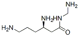 beta-lysylmethanediamine Struktur