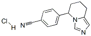 4-(1,8-diazabicyclo[4.3.0]nona-6,8-dien-2-yl)benzonitrile hydrochloride Struktur