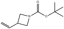 3-Ethenylazetidine-1-carboxylic acid tert-butyl ester Struktur