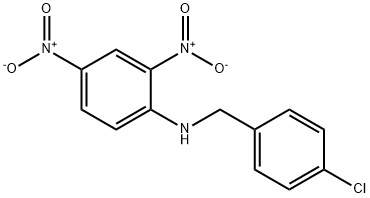 N-(4-chlorobenzyl)-2,4-dinitroaniline Struktur